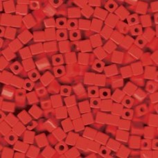 Miyuki 4mm Squares 250 Grams Opaque Red (407)
