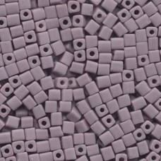 Miyuki 4mm Squares 250 Grams Opaque Frosted Amethyst (410F)
