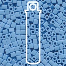 4mm Squares Opaque Frstd Lt Blue-apx 20gm (413F)