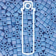 4mm Squares Opaque Light Blue Frstd-apx 20gm (413FR)