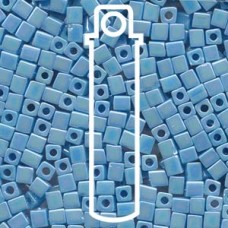 4mm Squares Opaque Rnbw Lt Blue-apx 20gm (413R)
