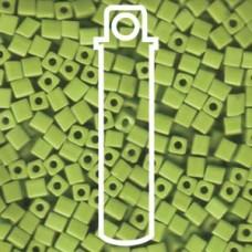 4mm Squares Opaque Chartreuse-apx 20gm (416)