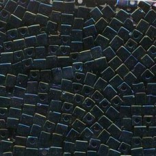 Miyuki 4mm Squares 250 Grams Metallic Dk Blue Iris (452)