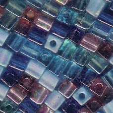 Miyuki 4mm Cube Mix Caribbean Blue- 250 Gm (MIX11) Miyuki 4mm Cube Mix Caribbean Blue- 250 Gm (MIX11)