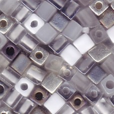 Miyuki 4mm Cube Mix Apparition-250 Gm (MIX12) Miyuki 4mm Cube Mix Apparition-250 Gm (MIX12)