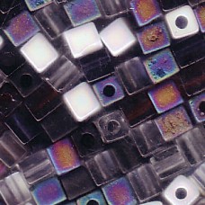 Miyuki 4mm Cube Mix Pebblestone-250 Gm (MIX13) Miyuki 4mm Cube Mix Pebblestone-250 Gm (MIX13)