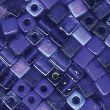 Miyuki 4mm Cube Mix Cobalt Medley-250 Gm (MIX34) Miyuki 4mm Cube Mix Cobalt Medley-250 Gm (MIX34)