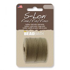 S-lon Fine Tex 135 118yd Khaki-1/cd