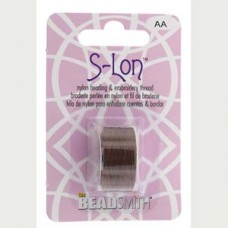 S-lon Bead Cord Tex 35 Brown-1/cd
