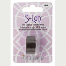S-lon Bead Cord Tex 35 Chocolate-1/cd