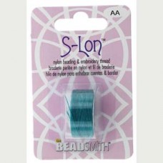 S-lon Bead Cord Tex 35 Teal-1/cd