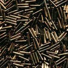 Slender Bugle 1.3x6mm Bronze Metallic -100 Gram Bag (457)