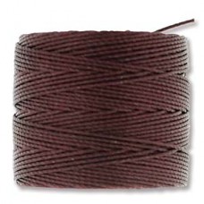 S-lon Bead Cord Burgundy 77yd- 4/tb