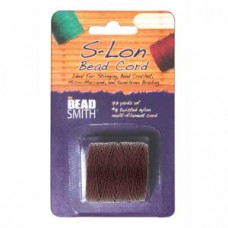 S-lon Bead Cord Burgundy 1/cd
