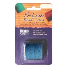 S-lon Bead Cord Tex 210 1/cd Carolina Blue