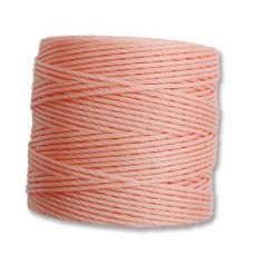 S-lon Bead Cord Coral Pink-77yd-tube Of 4