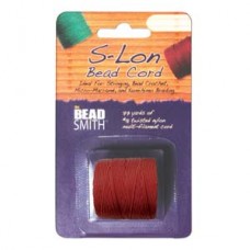 S-lon Bead Cord Tex 210 1/cd Dk Red