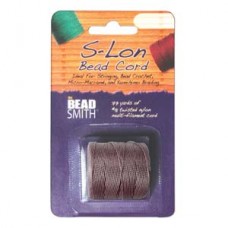 S-lon Bead Cord Tex 210 1/cd Dk Lavender