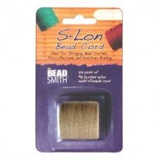 S-lon Bead Cord Tex 210 1/cd Lt Brown