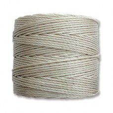 S-lon Bead Cord Lt Grey 77 Yd Tube Of 4