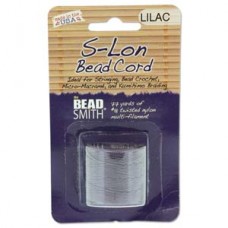 S-lon Bead Cord Lilac 77yd-1/cd