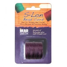 S-lon Bead Cord Tex 210 1/cd Med Purple