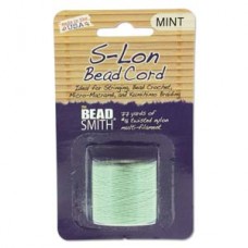S-lon Bead Cord Mint 77yd-1/cd