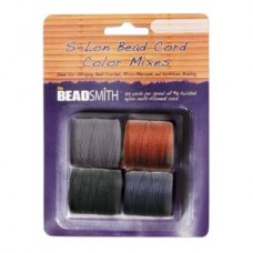 S-lon Bead Cord Pebble Stone Mix 4spl/cd