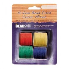 S-lon Bead Cord Primary Mix Cb-gr-sr-gyl 77yd Spl