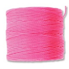 S-lon Bead Cord 210 77yd 72/bx Neon Pink