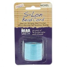 S-lon Bead Cord Nile Blue 77yd-1/cd