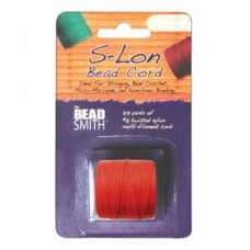 S-lon Bead Cord Tex 210 1/cd Shanghai Red