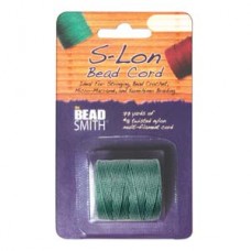 S-lon Bead Cord Tex 210 1/cd Vintage Jade