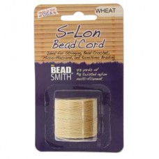 S-lon Bead Cord Wheat 77yd-1/cd