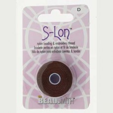 S-lon Bead Cord Tex 45 Brown-1/cd