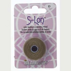 S-lon Bead Cord Tex 45 Lt Brown-1/cd