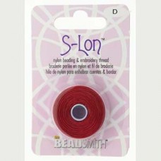 S-lon Bead Cord Tex 45 Red-1/cd