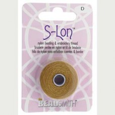 S-lon Bead Cord Tex 45 Tan-1/cd