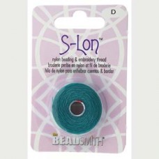 S-lon Bead Cord Tex 45 Teal-1/cd