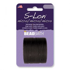 S-lon Micro Cord Tex 70 Black- 262yds 1/cd S-lon Micro Cord Tex 70 Black- 262yds 1/cd