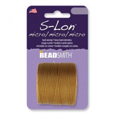 S-lon Micro Cord Tex 70 Gold- 262yds 1/cd S-lon Micro Cord Tex 70 Gold- 262yds 1/cd
