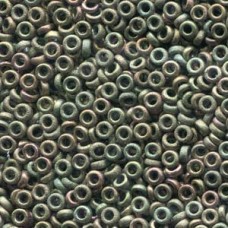 Spacer 3x1.3mm Metallic Khaki Iri -100gm/bg (2035)