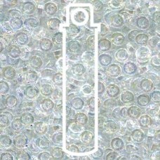 Spacer 3x1.3mm Clear Transparent Rainbow -apx 8gm/tb (250)