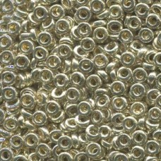 Spacer 2.2x1mm Galvanized Silver -100gm/bg (4201)