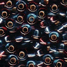 4mm Irrg Rnd 2 Tone S/l Aqua/ Amethyst-250 Gm (3938)