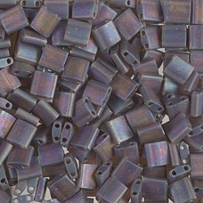 Tila Bead 5mm Matte Transp Root Beer Ab-50gm/bg