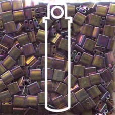 Tila Bead 5mm Metallic Purple Gold Iris-apprx 7.2 Gm/tb (188) Tila Bead 5mm Metallic Purple Gold Iris-apprx 7.2 Gm/tb (188)