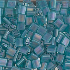 Tila Bead 5mm Matte Transp Teal Ab-50gm/bg