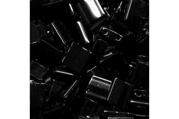Tila Bead 5mm Black -50 Gm Bag (401)