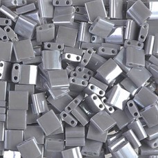 Tila Bead 5mm Opaque Gray Luster-50gm/bg